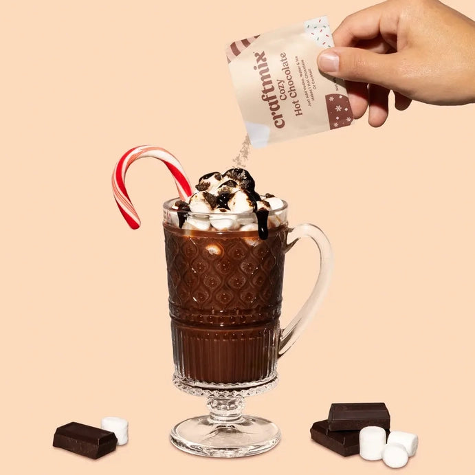 Cozy Hot Chocolate and Cocktail Mixer