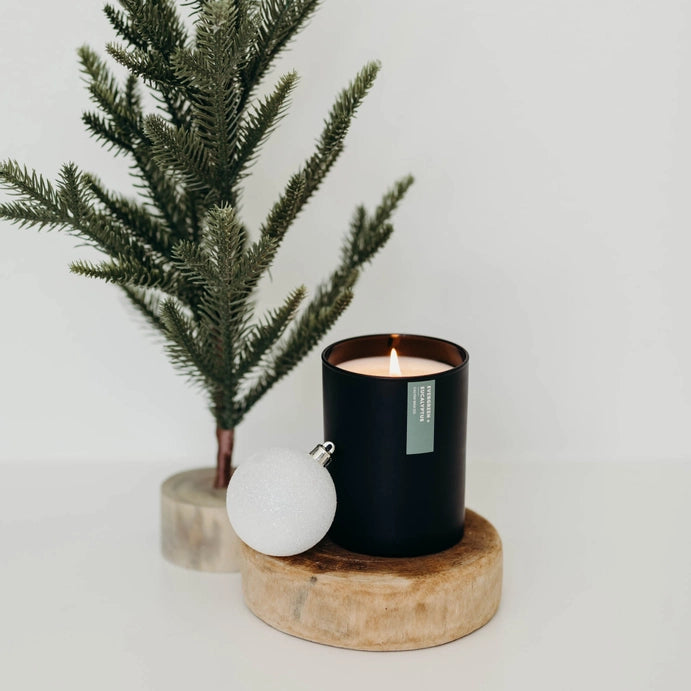 Evergreen + Eucalyptus Matte Black Tumblr