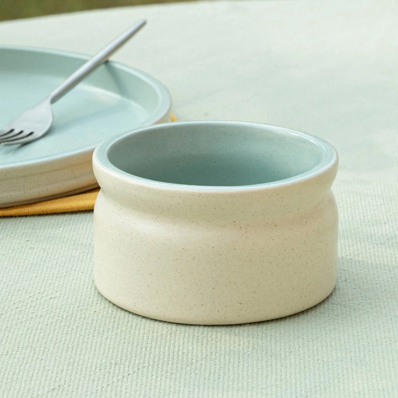 Serene Sky Ceramic Nut Bowl