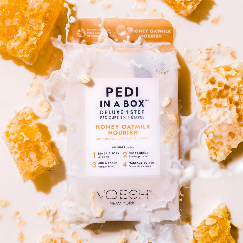 Pedi in a Box Deluxe 4 Step Honey Oatmilk Nourish