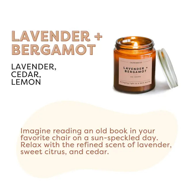 Lavender +Bergamot Mini Candle