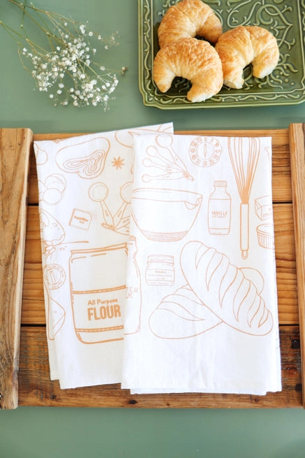 Bread Baking Tea Towel