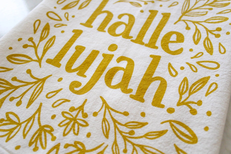 Hallelujah Tea Towel