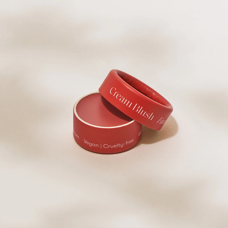 Zero Waste Cream Blush Mini | Scarlet