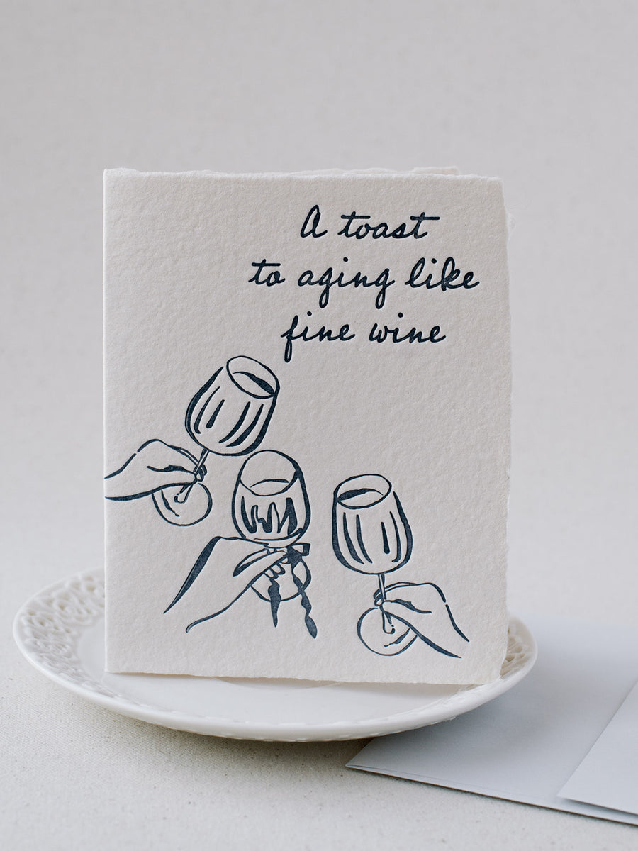 Fine Wine Birthday Card