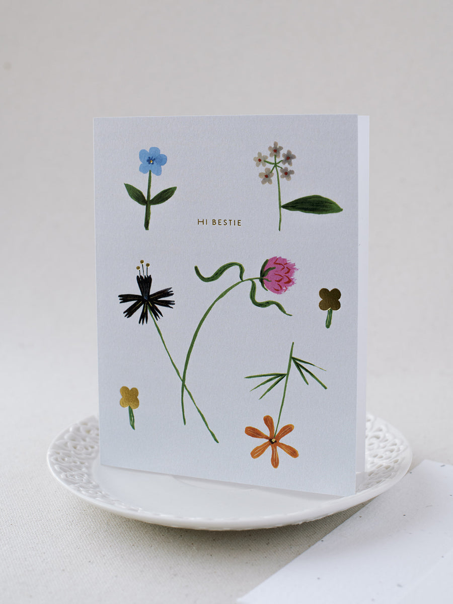 Quirky Petals Just To Say Hi Plantable Card