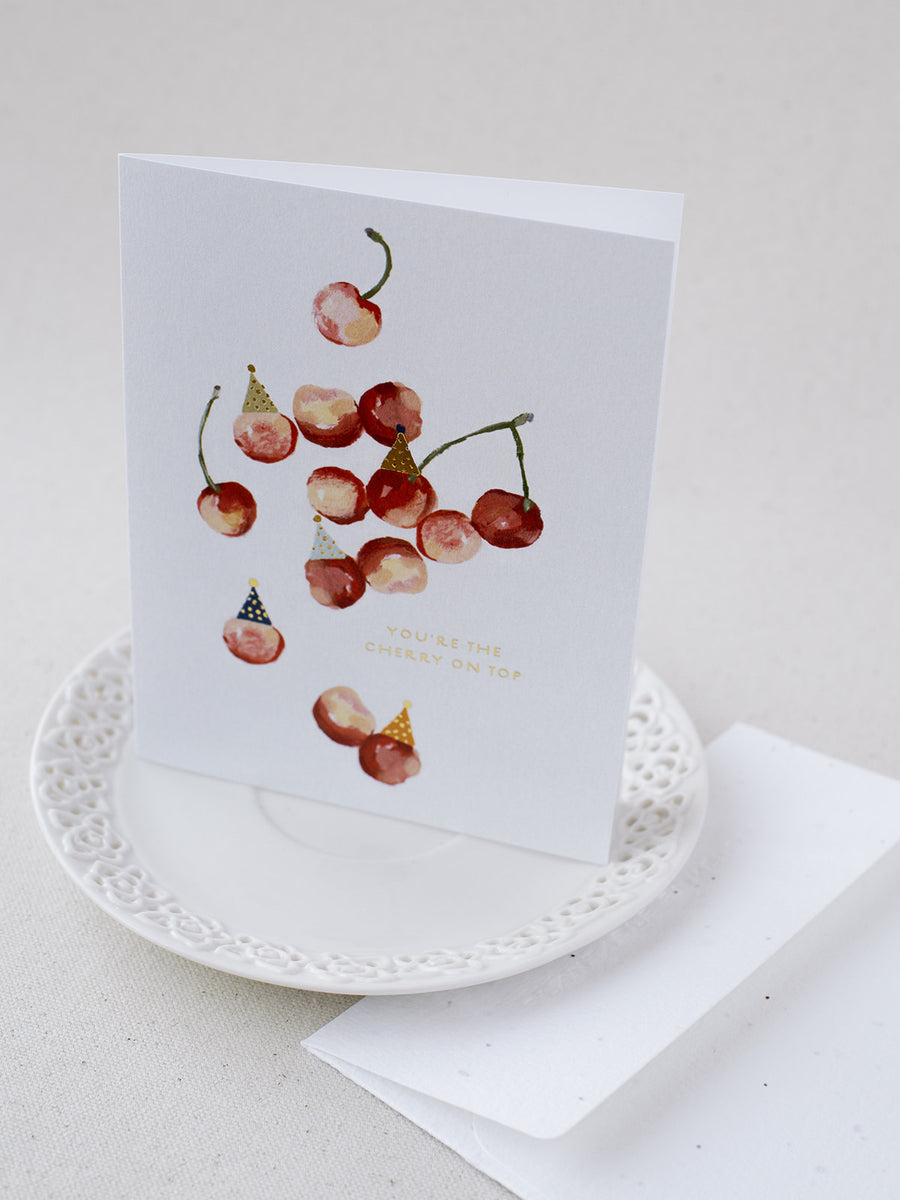 Cherry On Top Plantable Birthday Card