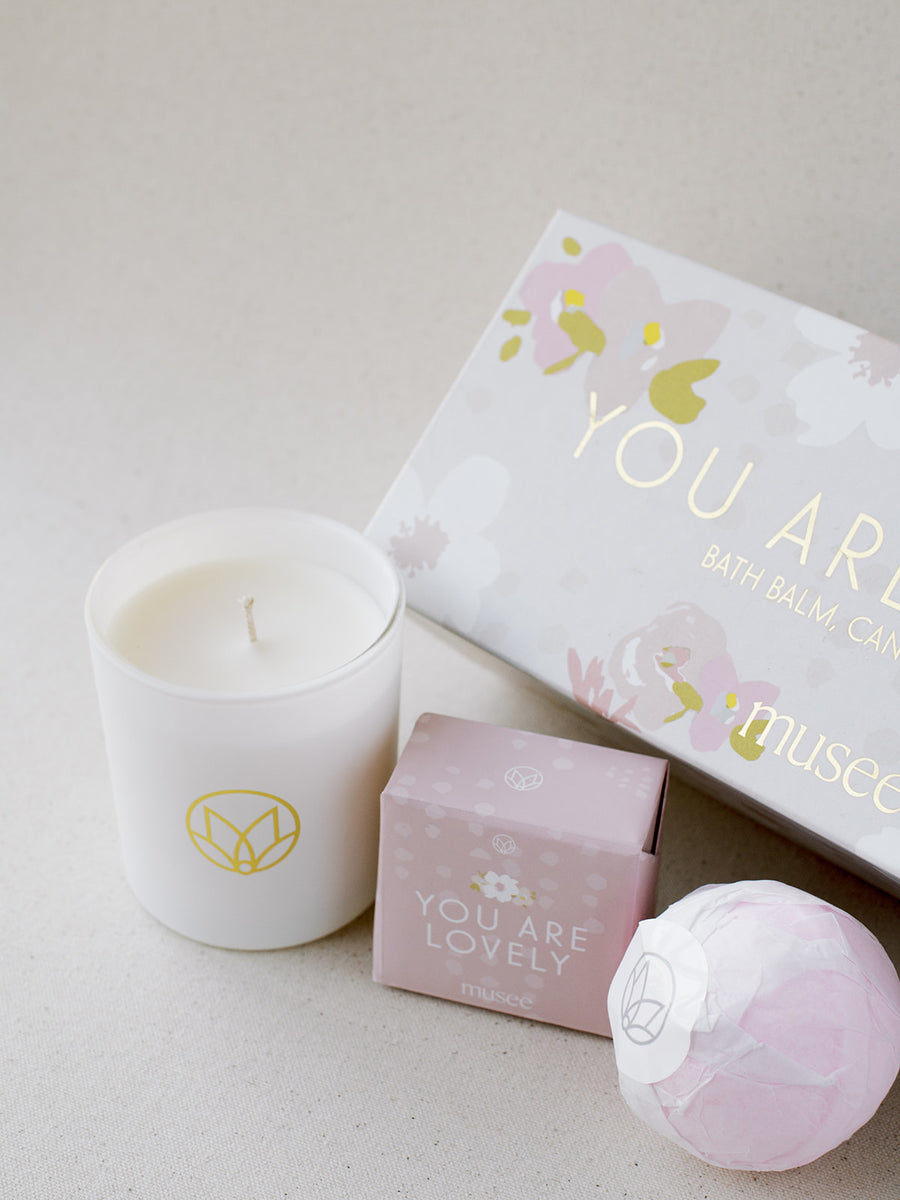 You Are Lovely | Candle, Bath Bomb, Soap Set