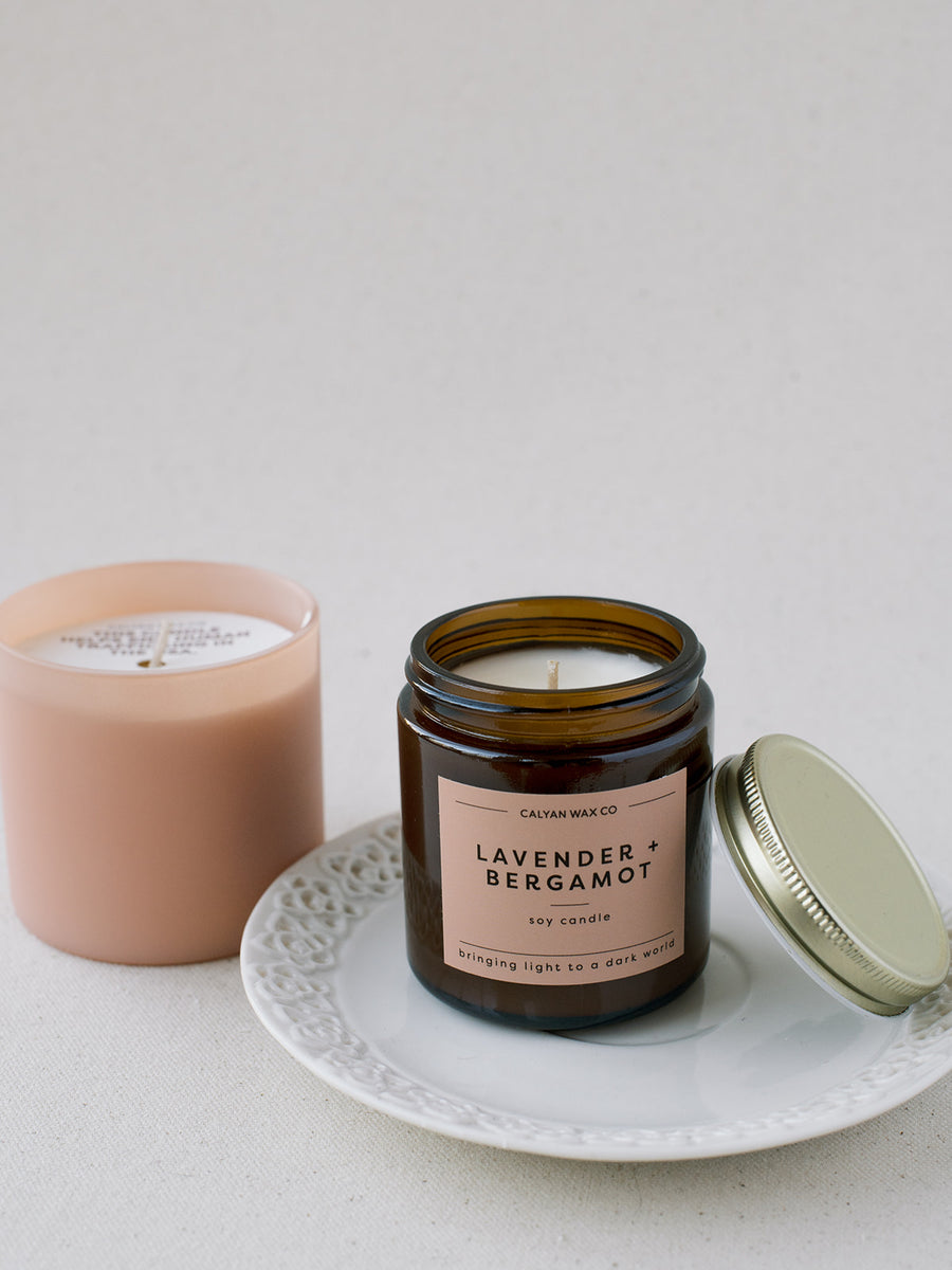 Lavender +Bergamot Mini Candle