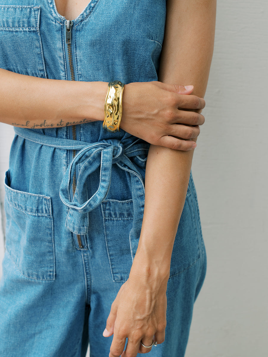 Barbo Cuff Bracelet | Gold