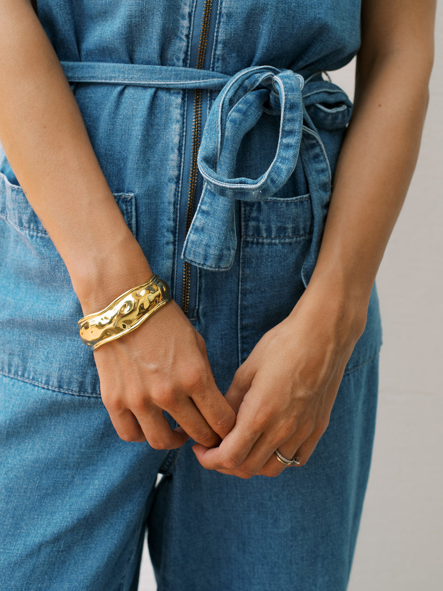 Barbo Cuff Bracelet | Gold