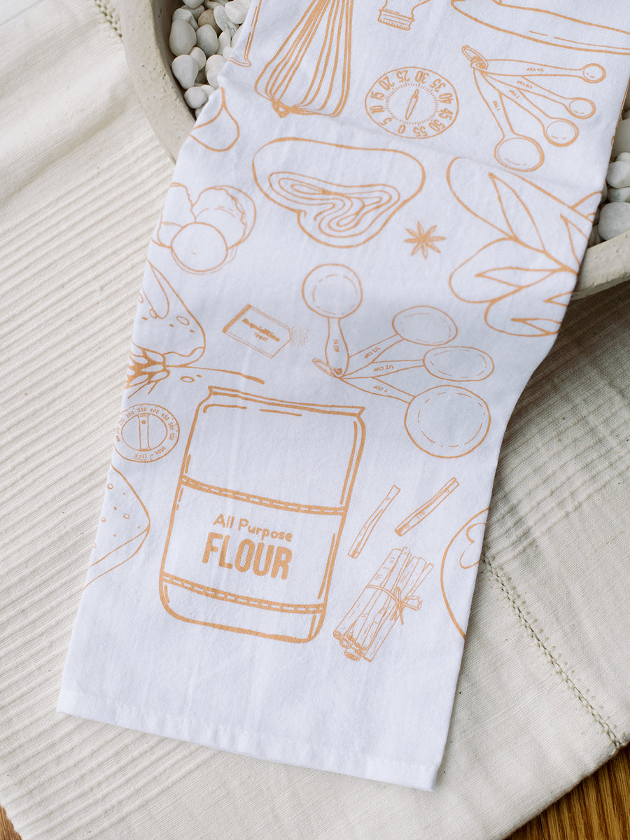 Bread Baking Tea Towel