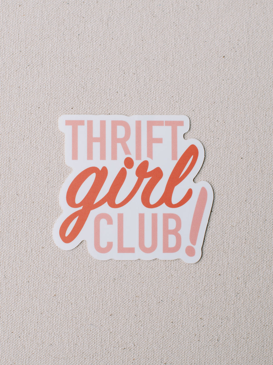 Thrift Girl Club Sticker