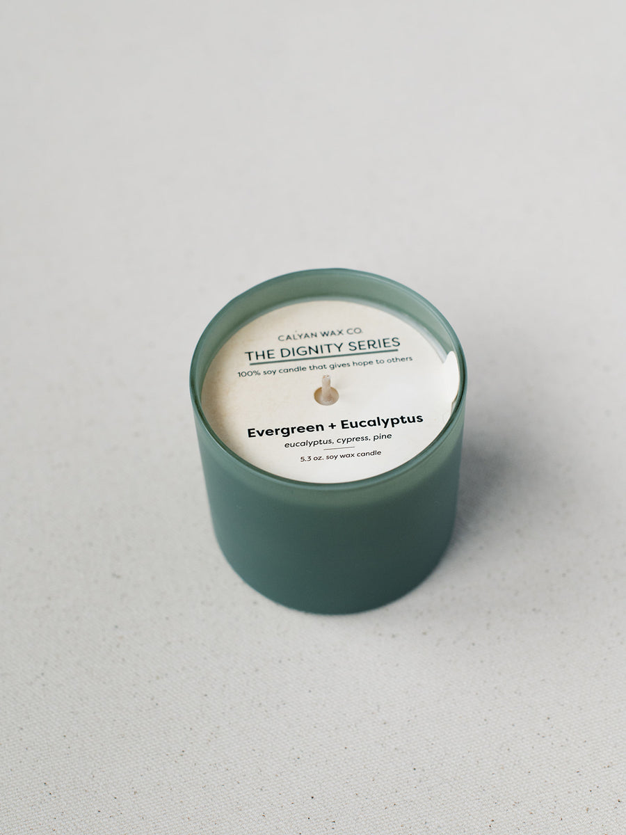 Evergreen + Eucalyptus Dignity Series Candle