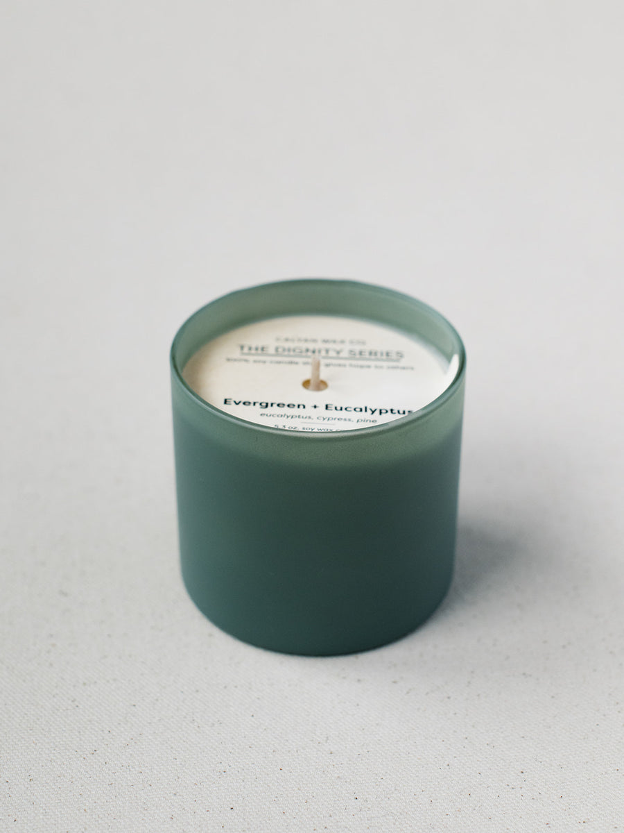 Evergreen + Eucalyptus Dignity Series Candle