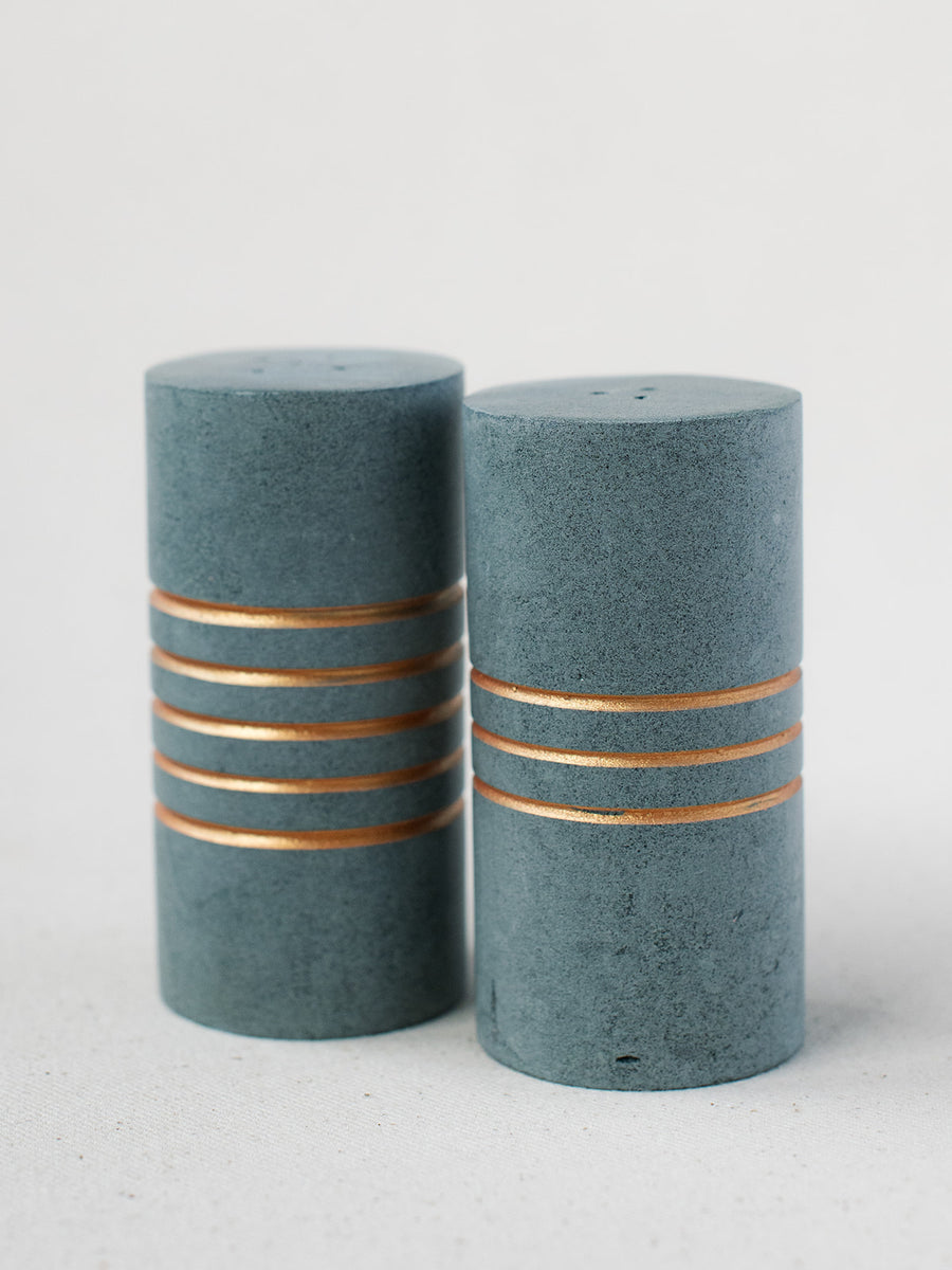 Salt + Pepper Stone Shakers