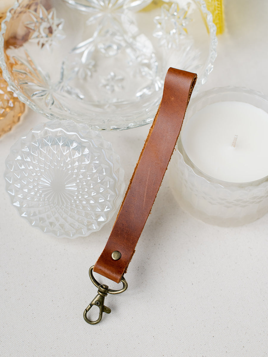 Leather Loop Keychain | 3 Colors