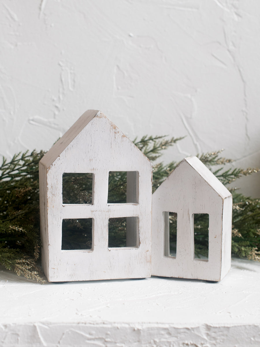 Orion White Wooden House | 2 Sizes