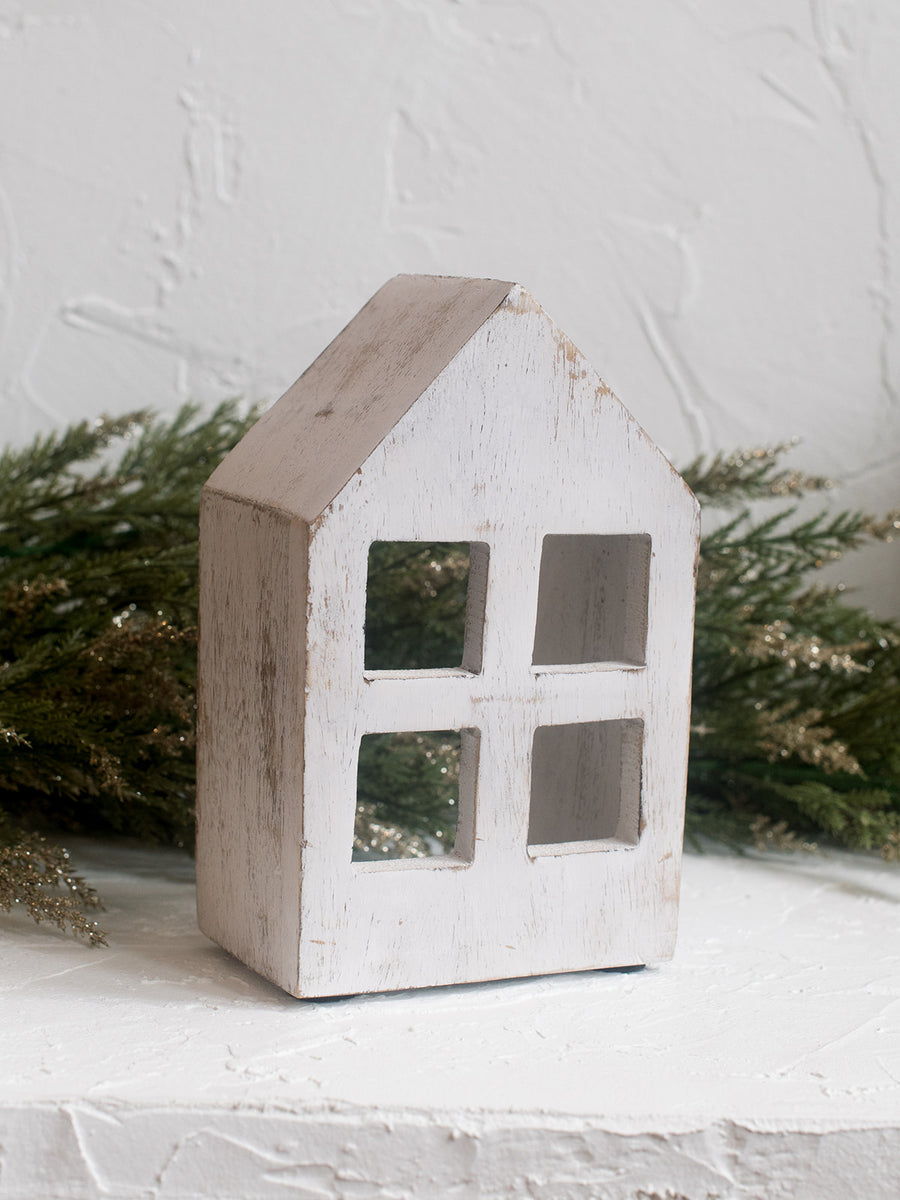 Orion White Wooden House | 2 Sizes