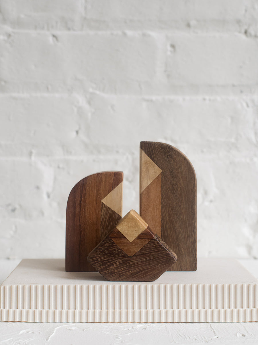 Holy Family Modern Wood Nativity Scene