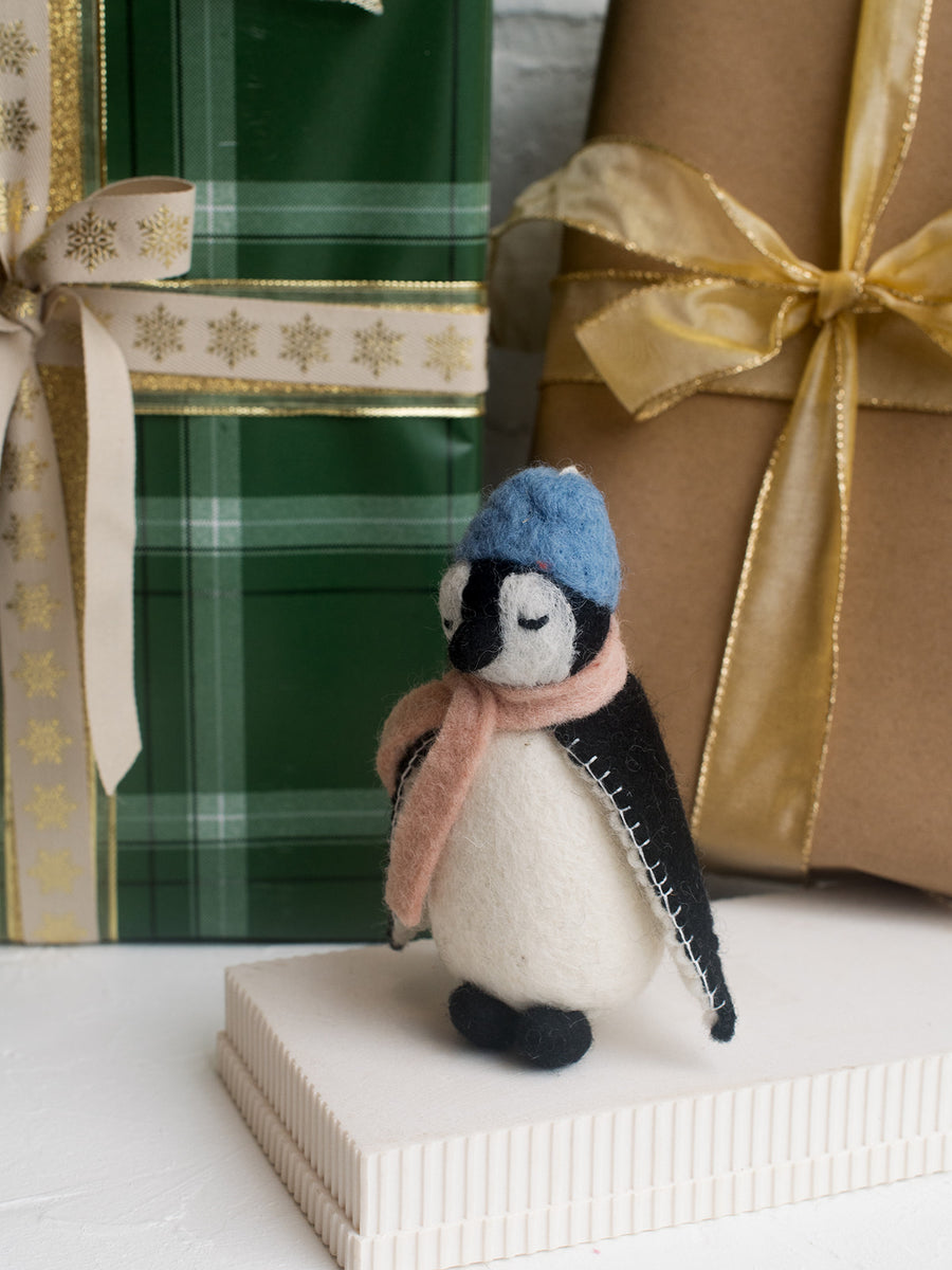 Penguin Felt Ornament