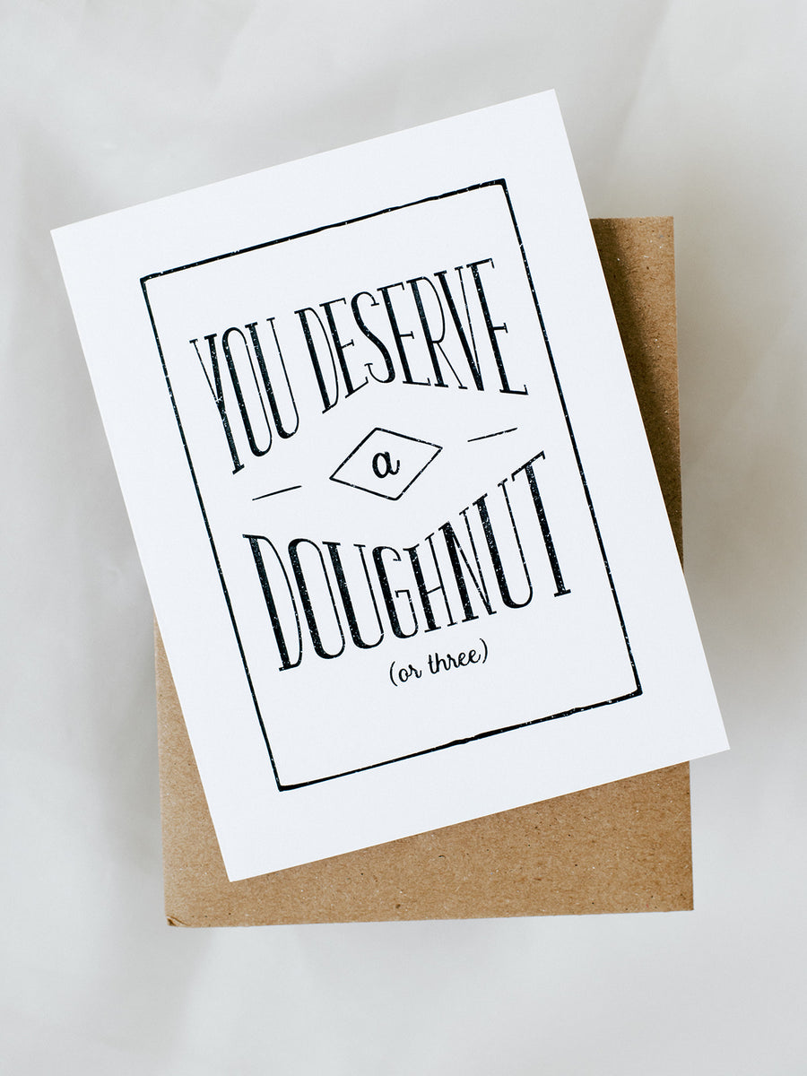 Doughnut Greeting Card