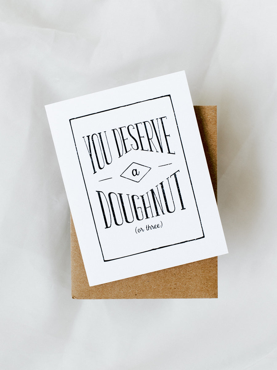Doughnut Greeting Card