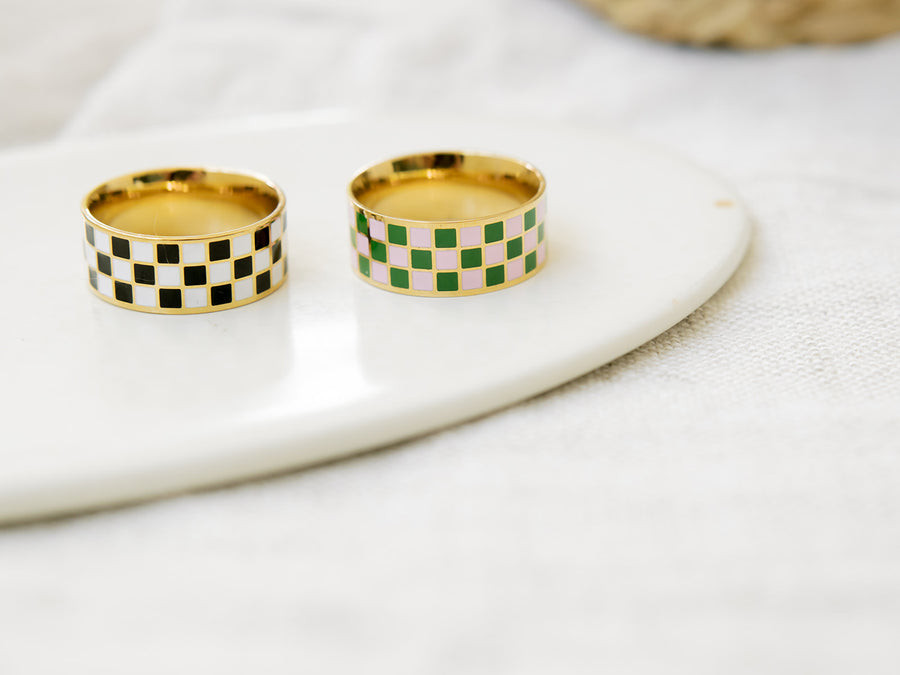 Checker Ring | 2 Colors