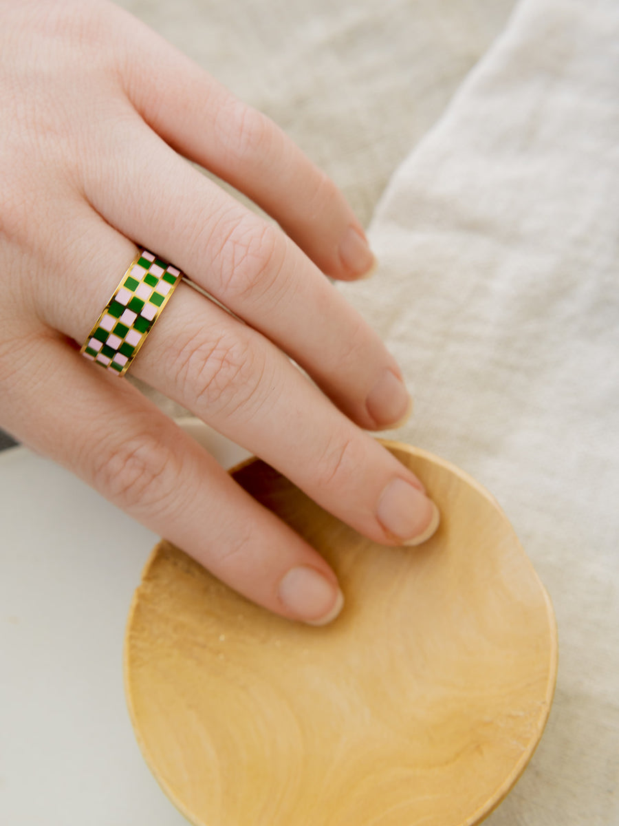 Checker Ring | 2 Colors