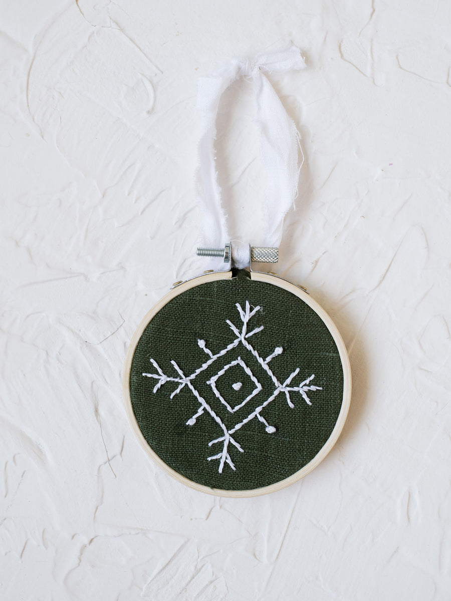 Embroidered Christmas Hoops | 3 Patterns
