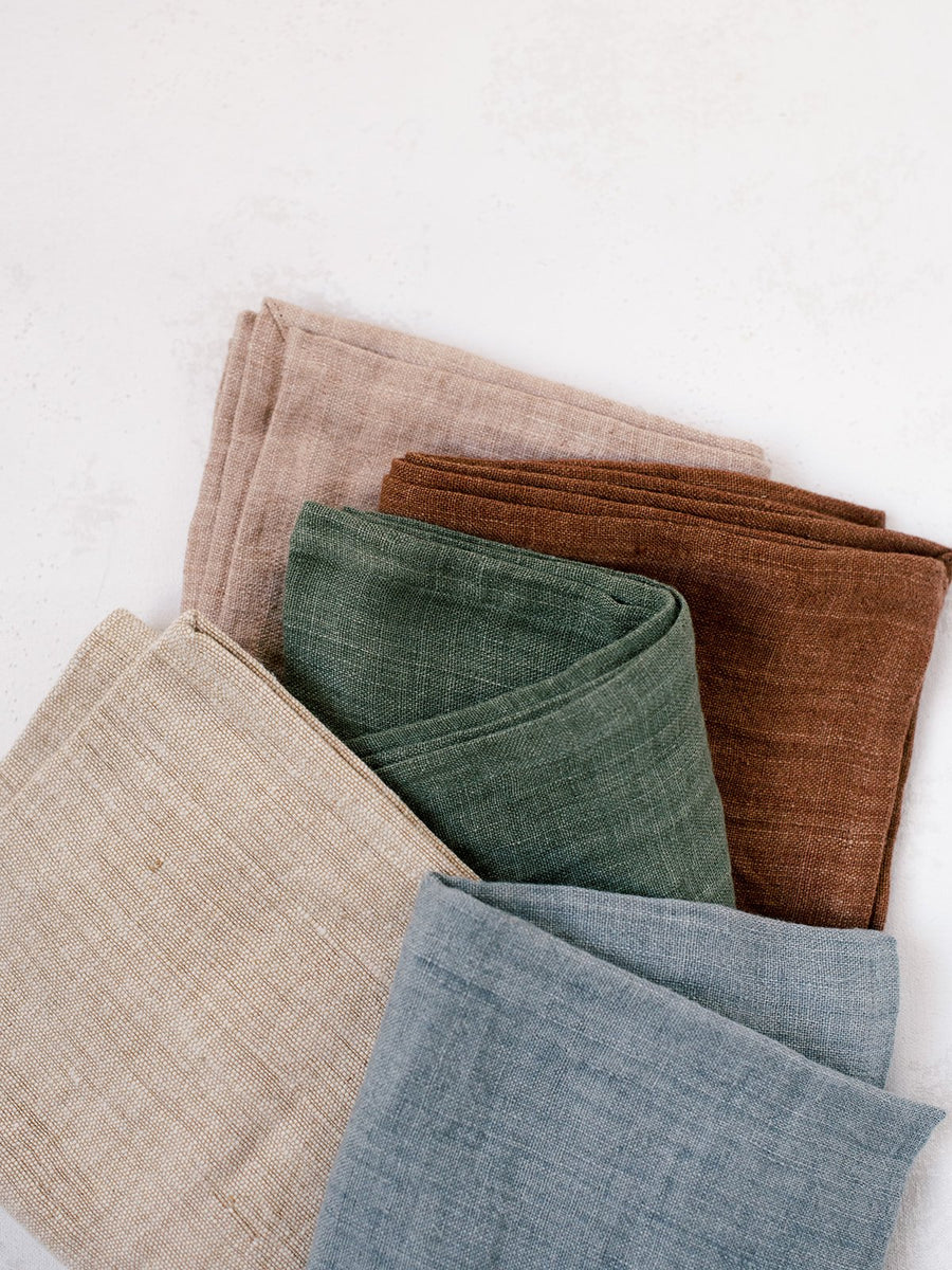 Stone Washed Linen Tea Towel | 4 Colors