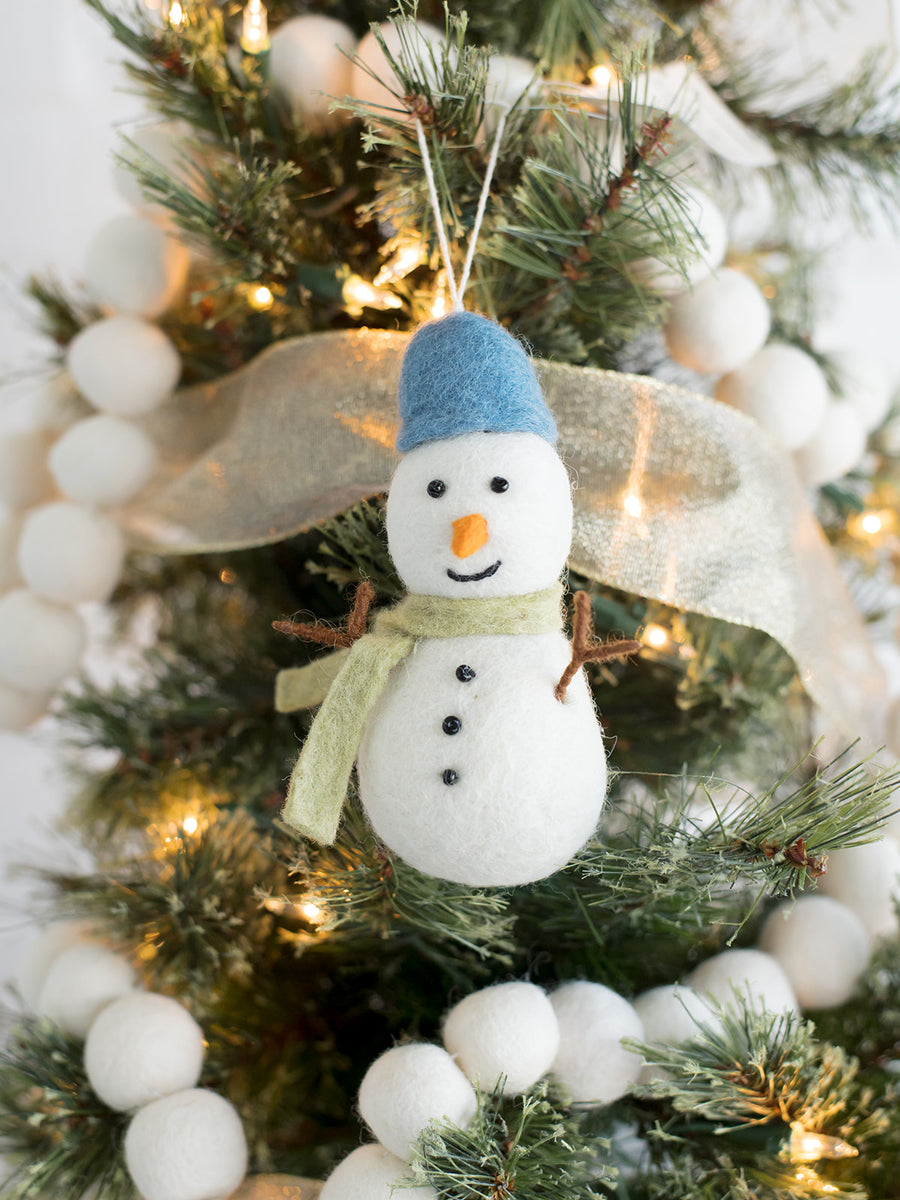 Snowman Felt Ornament