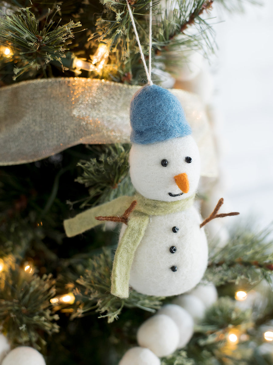 Snowman Felt Ornament