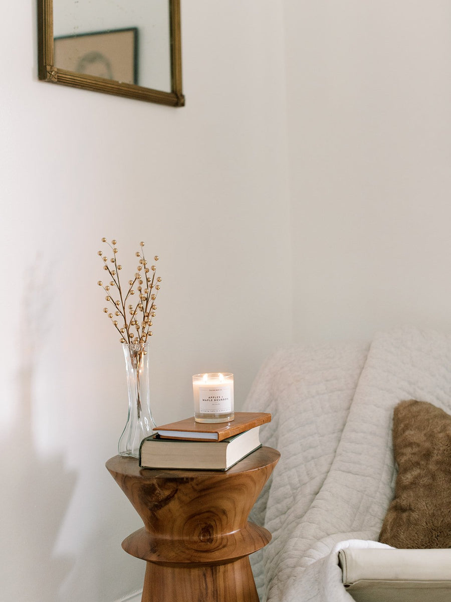 Evergreen + Eucalyptus Glass Candle